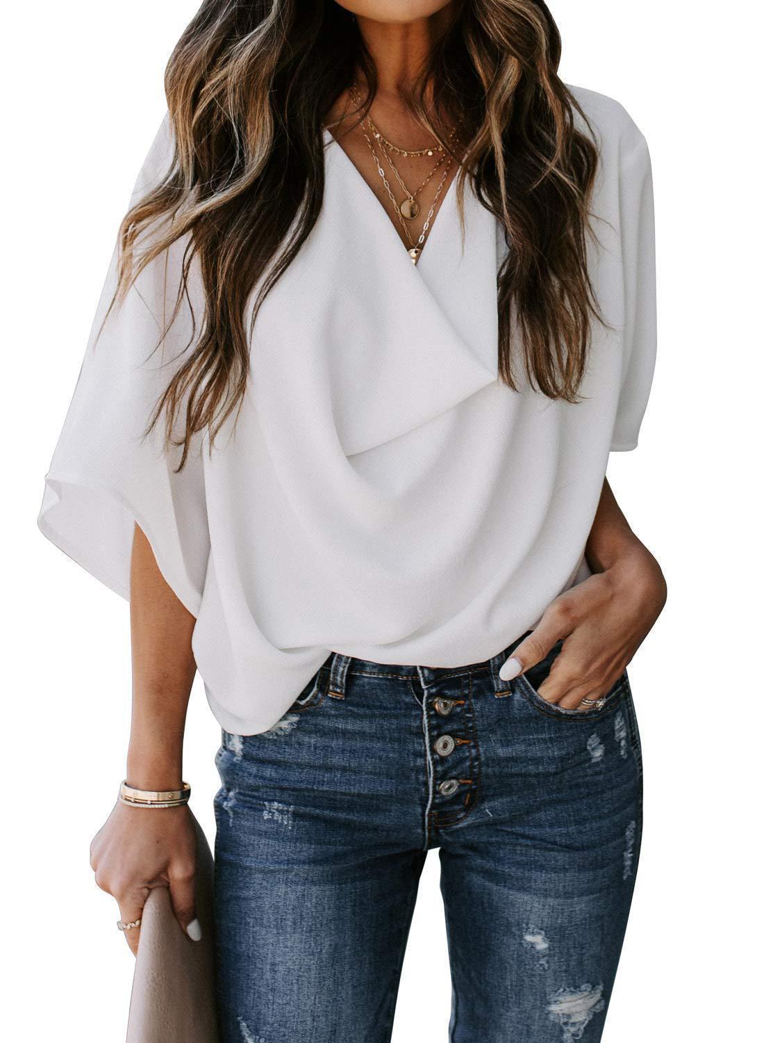 Women's Blouse Elegant Casual Cut Trendy Clothing