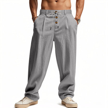 Men's Linen Trousers Comfortable Breathable