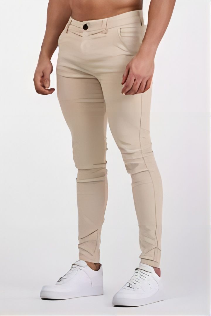 Men's Chino Trousers Slim Fit Elegant