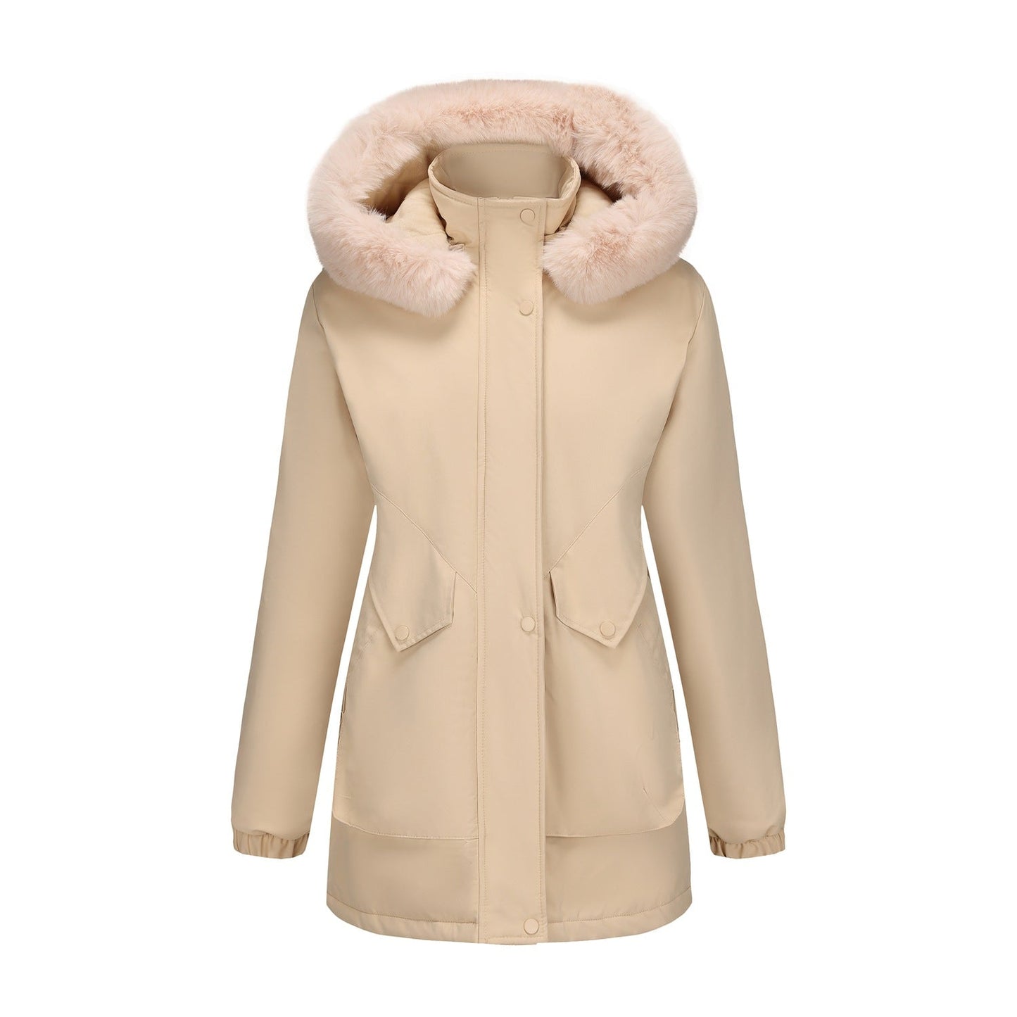 Women's Parka Jacket Waterproof Cuddly Collar