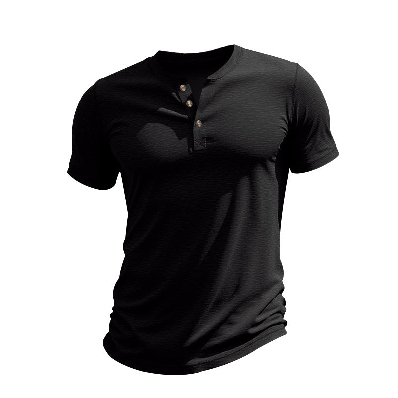 Men's T-Shirt Short Sleeve Soft Cotton Elegant