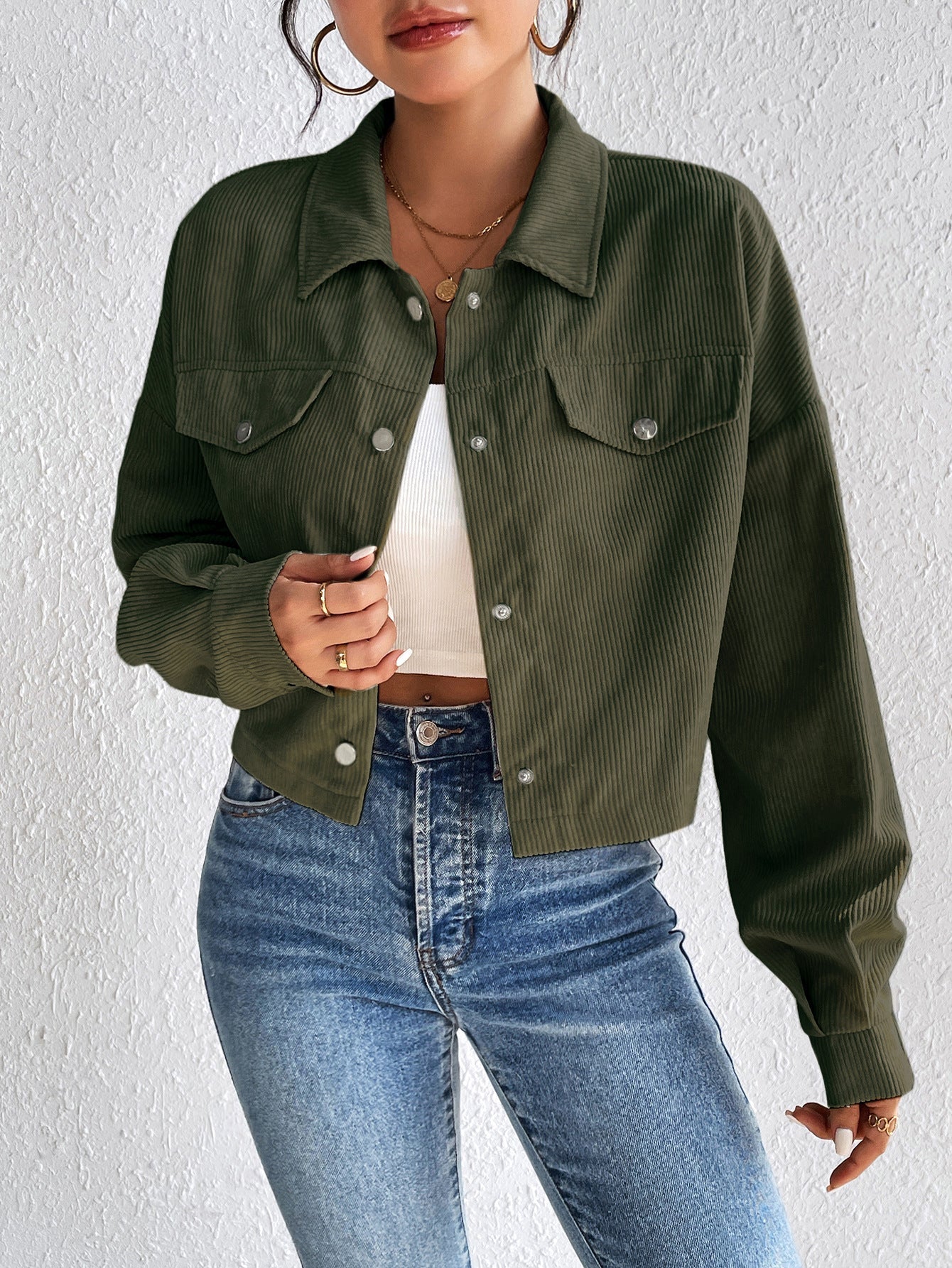 Women's Vintage Jacket Elegant Retro Look