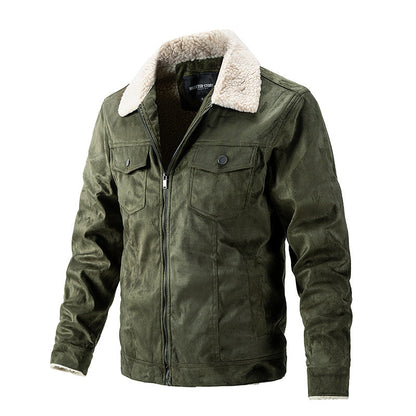 Men's Winter Jacket Faux Fur Collar Practical