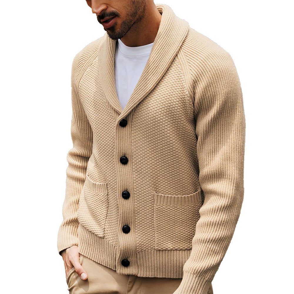Men's Cardigan Shawl Collar Modern Stylish