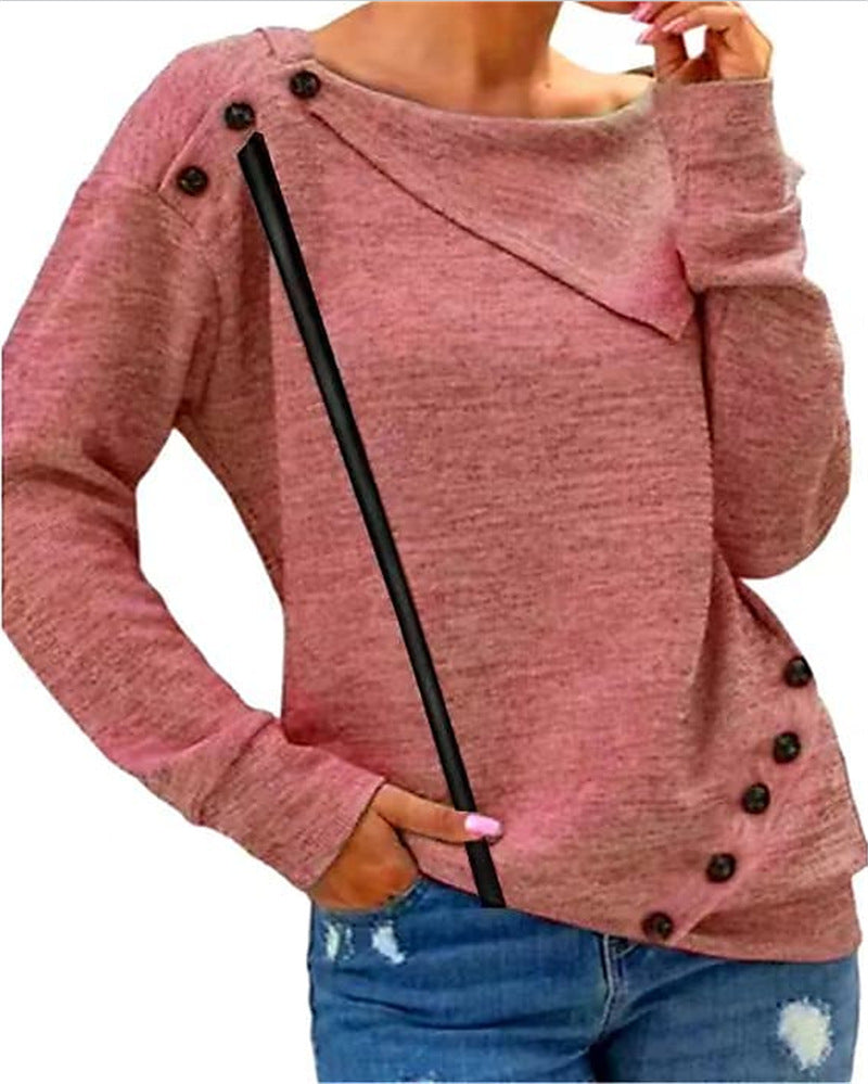 Stylish women's jacket with buttons