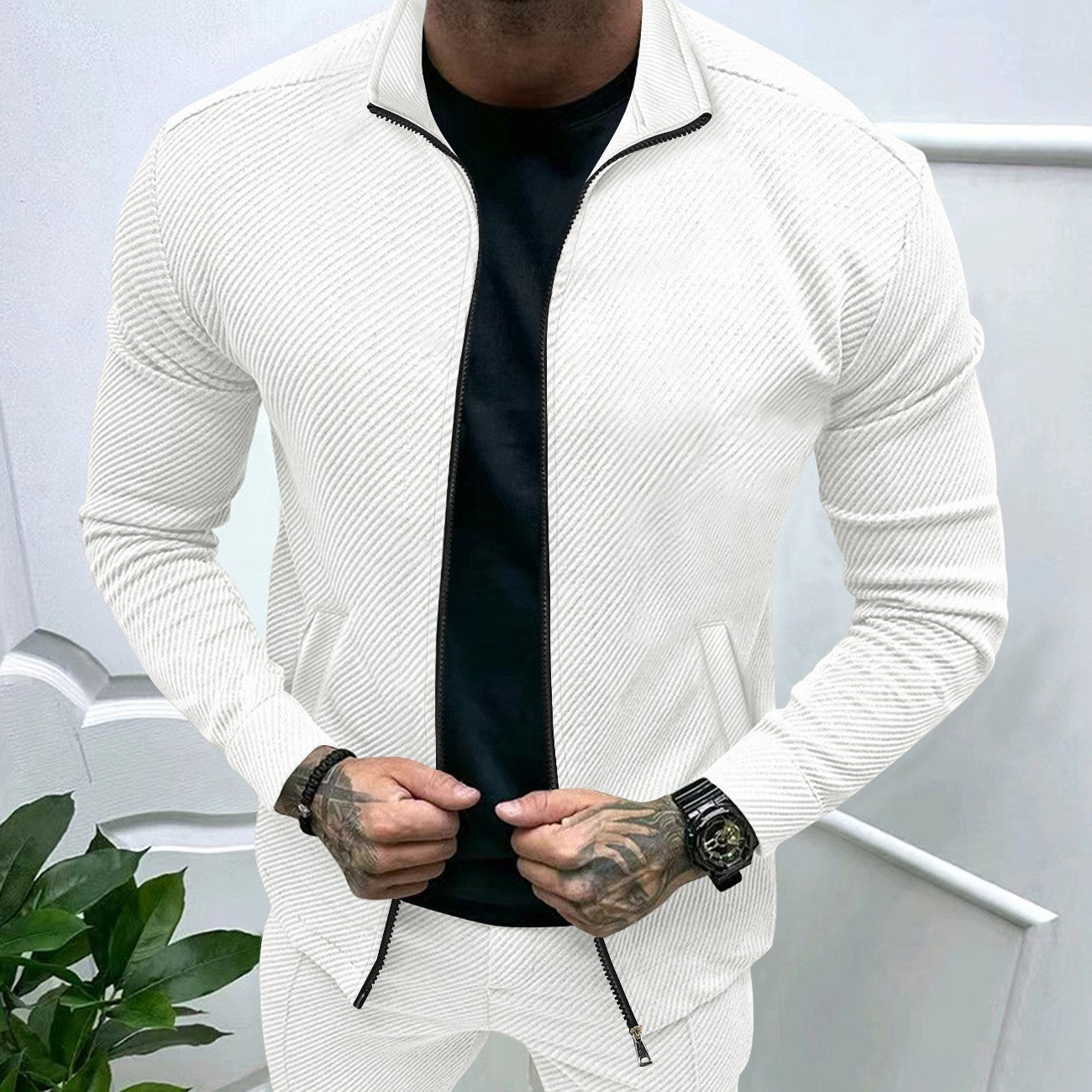 Men's Structured Modern Style Sports Jacket