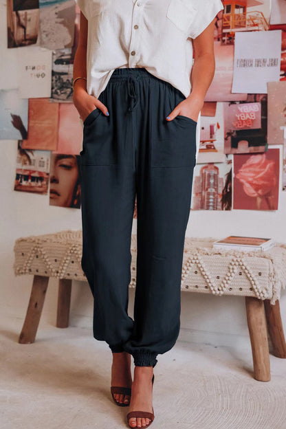 Women's Jogging Pants Comfortable Elastic Waistband