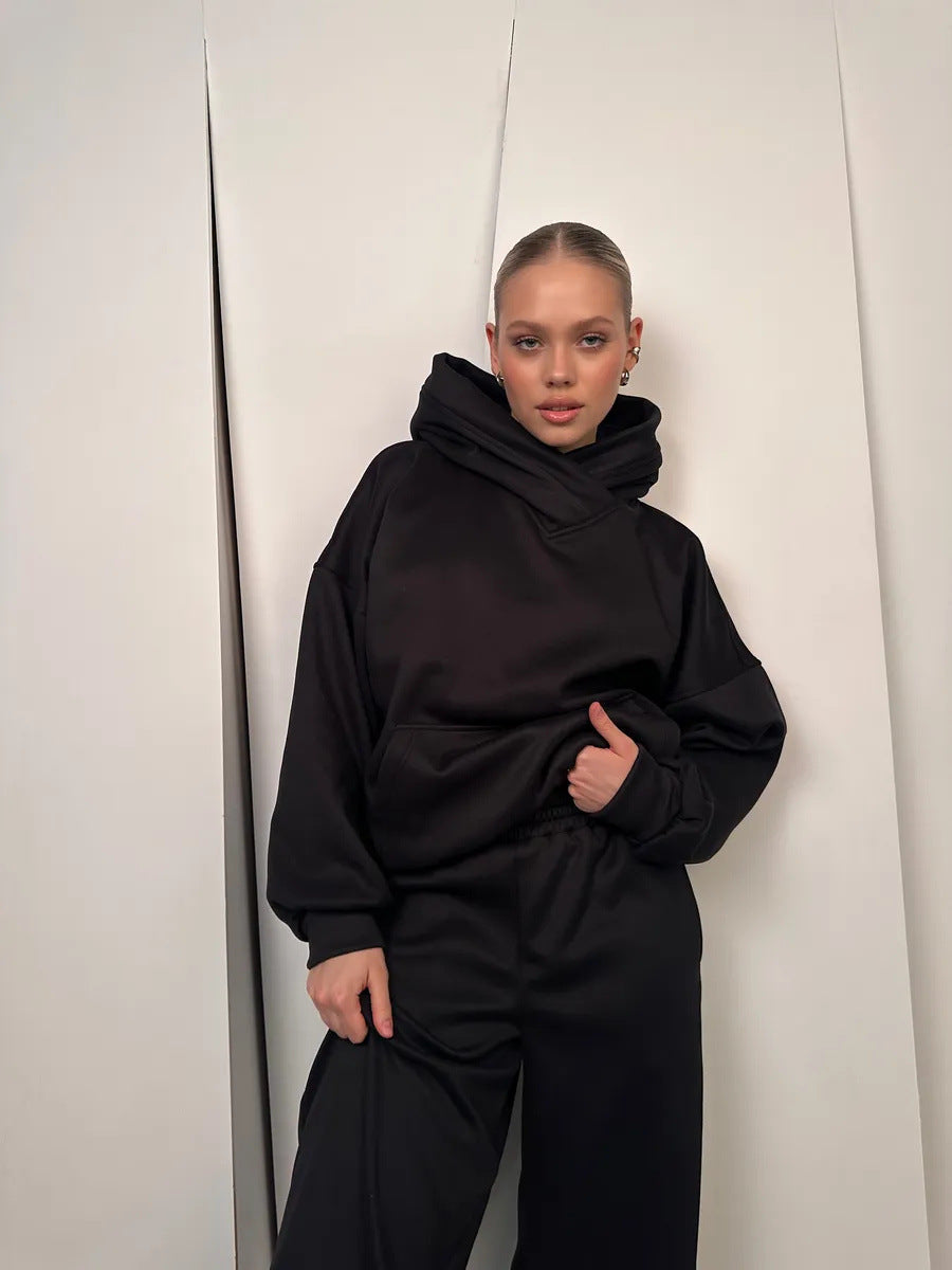 Women's Comfortable Hooded Tracksuit Outfit
