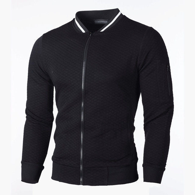 Men's Sweatshirt Jacket High-Quality Zipper PocketSporty