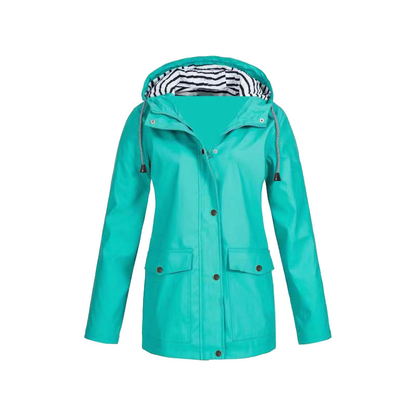 Waterproof Women's Jacket Hood Zipper