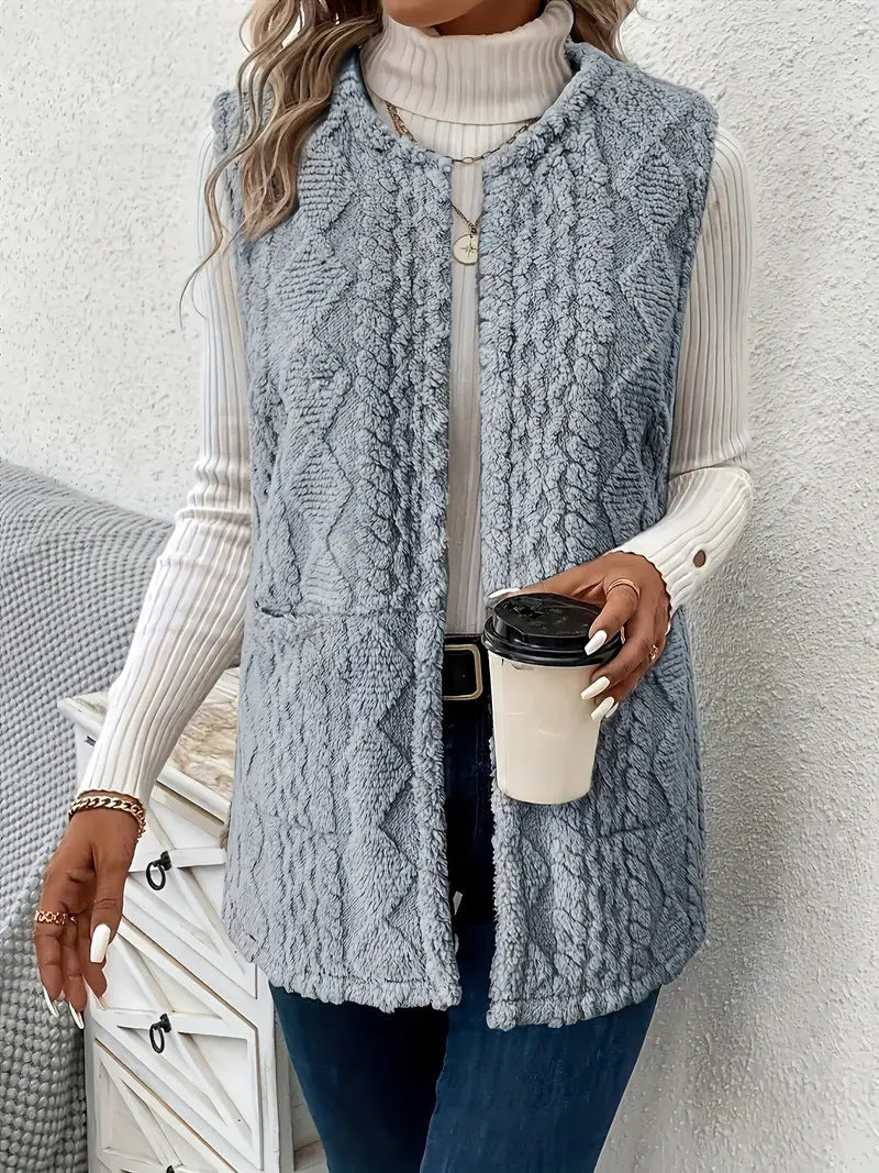 Women's Knitted Vest Luxury Design Elegant