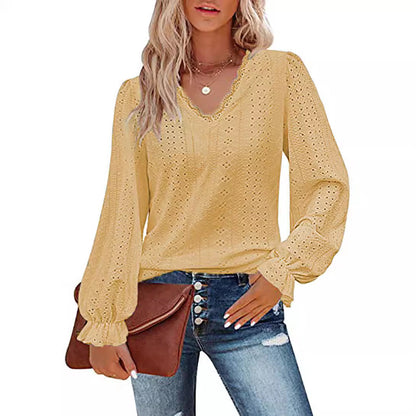 Women's Blouse Romantic Lace Trendy