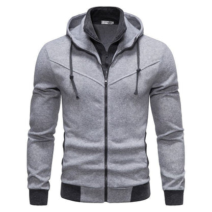 Men's Sports Jacket Hood Modern Fit Practical