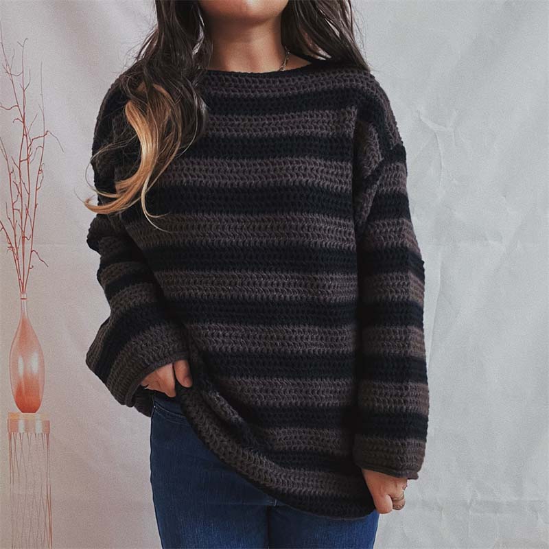 Striped Cardigan Soft Pastel Colors