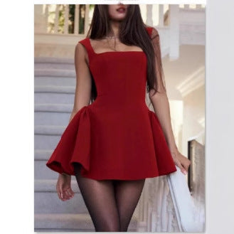 Women's Mini Dress Summer Off-the-Shoulder