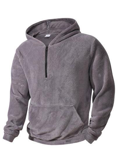 Men's Modern Half-Zip Fleece Hoodie