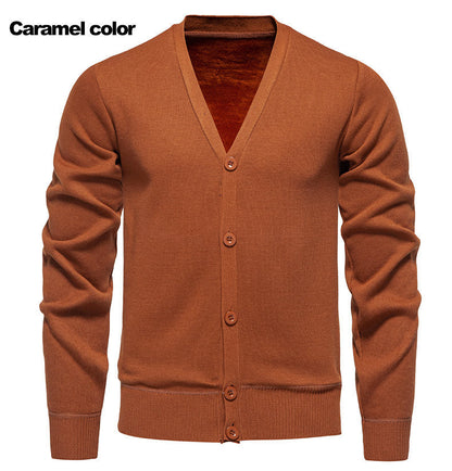 Men's Cardigan V-Neck Comfortable Buttons