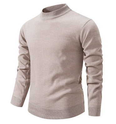 Herren Strickpullover Modern Stehkragen Elegante Optik