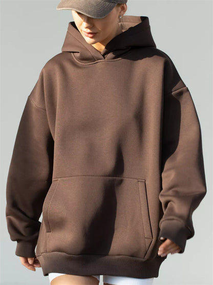 Women's Oversized Hoodie Snuggly Soft With Kangaroo Pocket