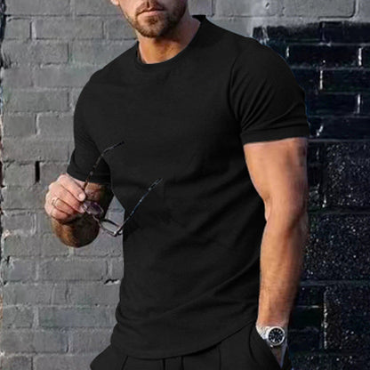 Men's T-Shirt Round Neck Cotton Comfortable