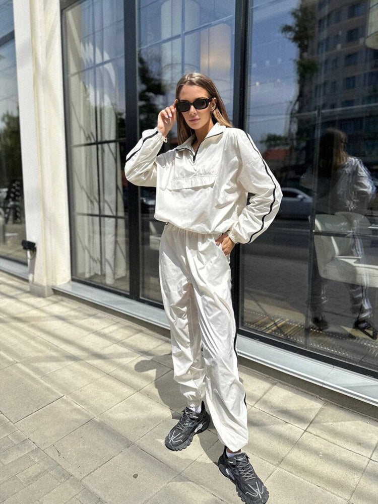 Women's Sports Set Lightweight Breathable Zipper