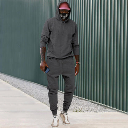 Men's Tracksuit Hoodie Joggers Comfortable