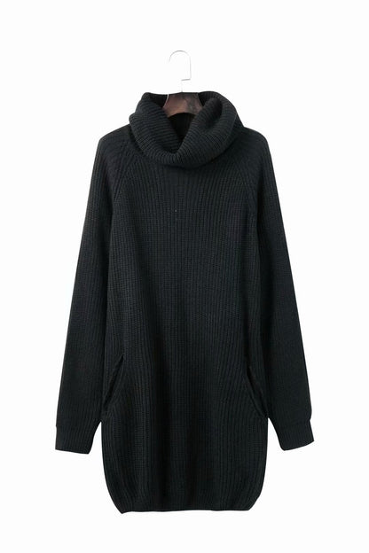 Women's Knitted Dress Loose Fit Elegant Design
