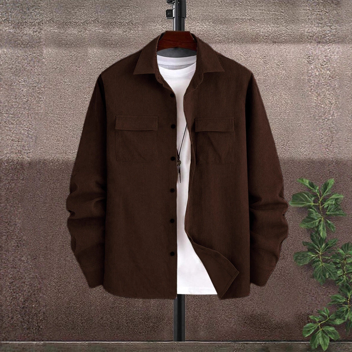Herren Leichtes Sommerhemd Atmungsaktiv Style - IdealeKleiden