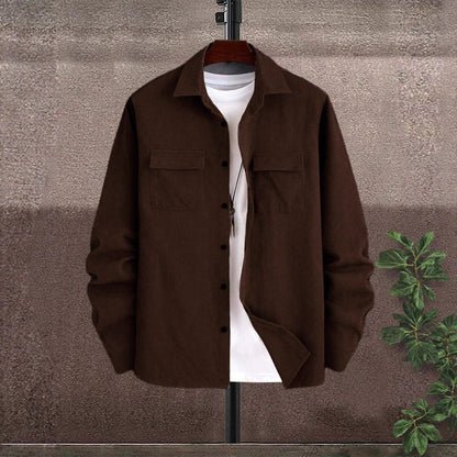 Herren Leichtes Sommerhemd Atmungsaktiv Style - IdealeKleiden