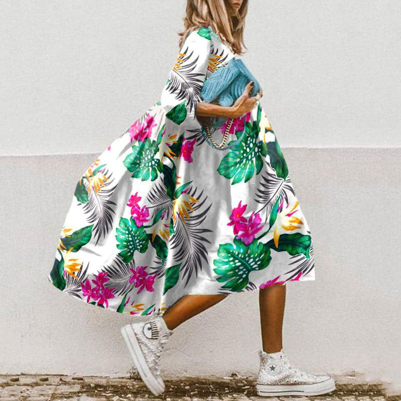 Women's Summer Dress Floral Colorful Elegant