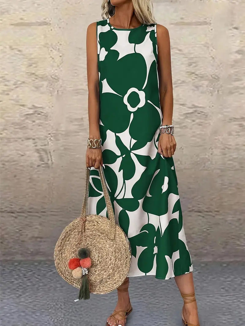 Women's Summer Dress Floral Lightweight Ruched