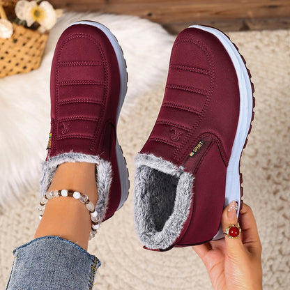 Women's Winter Sneakers Warm Lined Non-slip