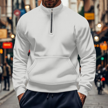 Comfortable kangaroo pocket cotton relaxed fit