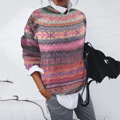 Women's Sweater Modern Knit Pattern Elegant Design