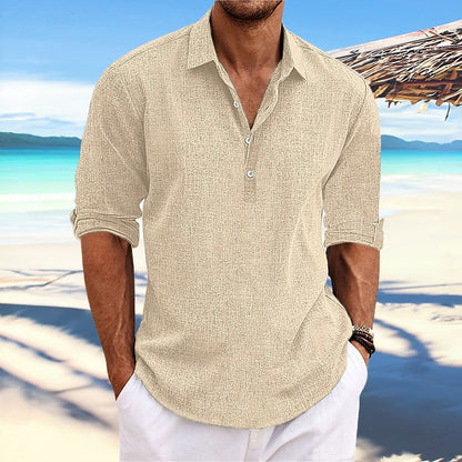 Men's Linen Shirt Comfortable Summer