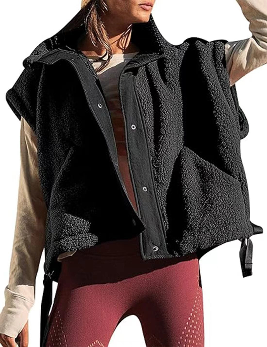Damen Fleeceweste Modern Trendy