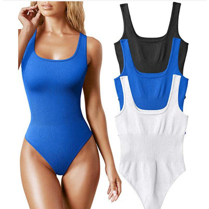 Women's One-Piece Ribbed Elegant Short Dress