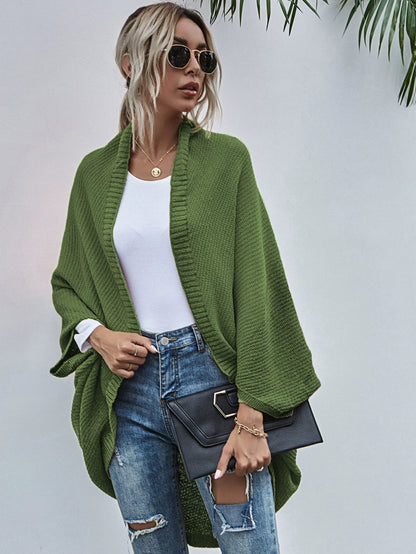 Women's Oversized Wool Batwing Cardigan