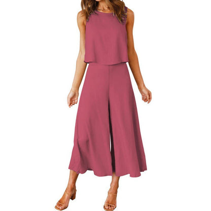 Women's Jumpsuit Elegant Flowing Wide Leg