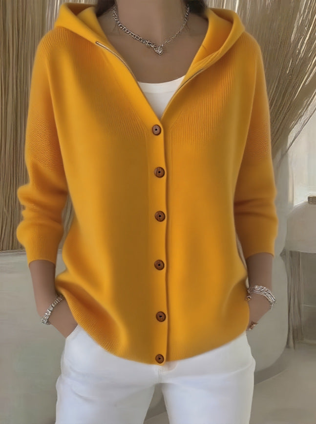 Women's Cardigan Hooded Modern Casual