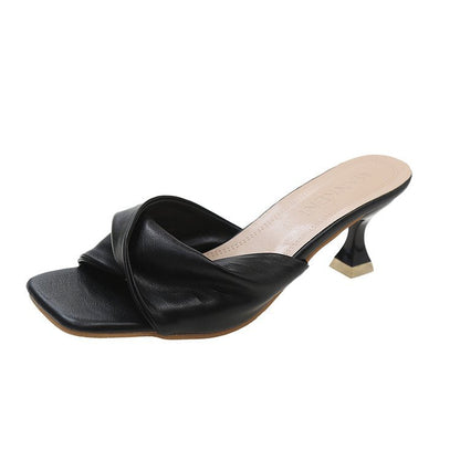 Women's Elegant Comfort Heel Mules