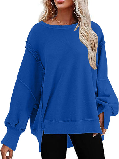 Women's Sweatshirt Casual Comfortable with Slits