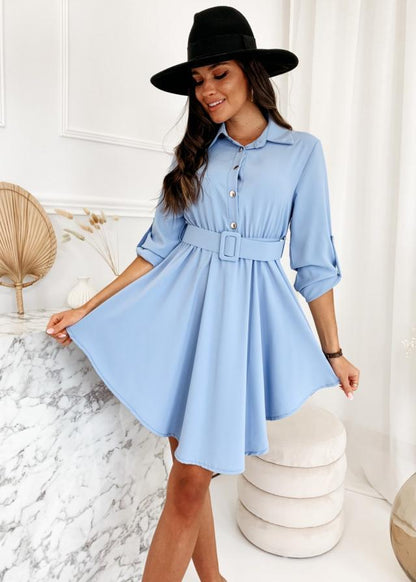 Women's Dress Fitted Asymmetrical Elegant Design