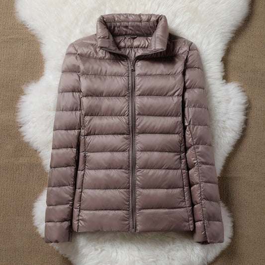 Elegante Damenjacke Sandfarben - IdealeKleiden
