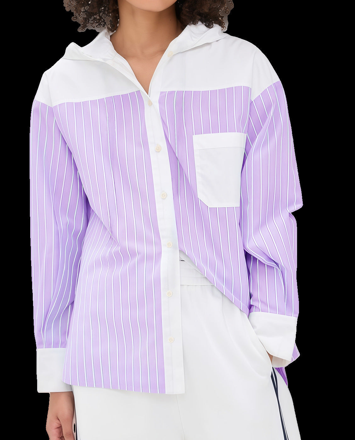 Elegant Women's Blouse Satin Puff Sleeves Modern Style