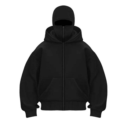 Women's Stylish Hooded Jacket High Collar Trendy Model