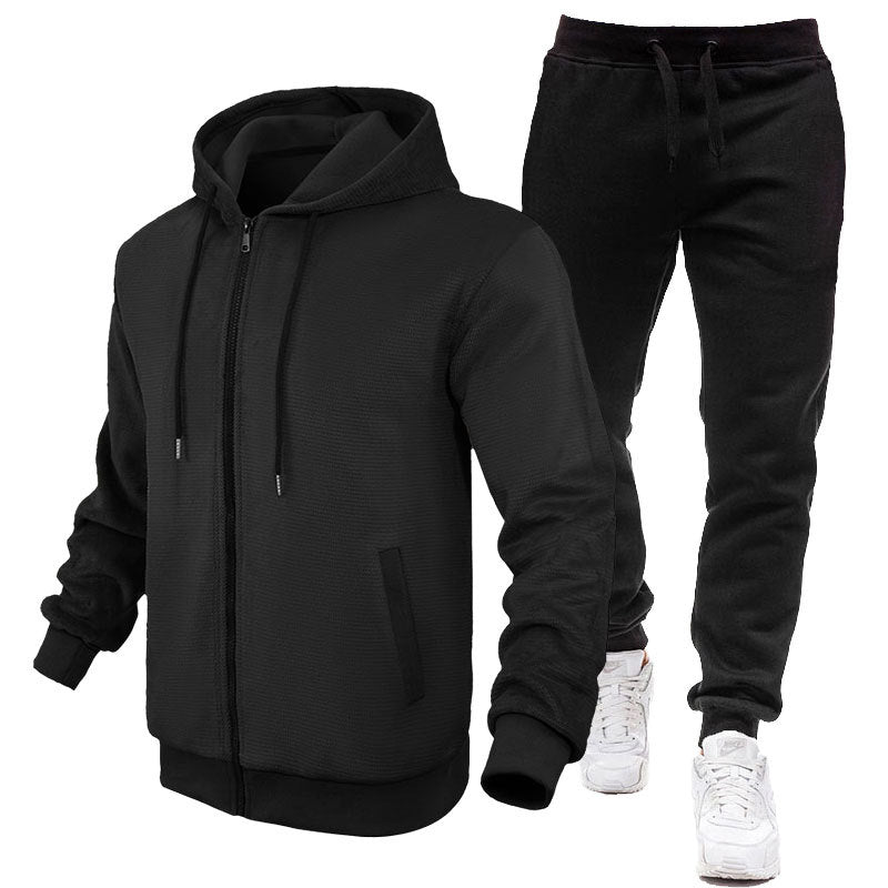 Men's Sport Suit Fleece Inner Jacket Jogging Pants