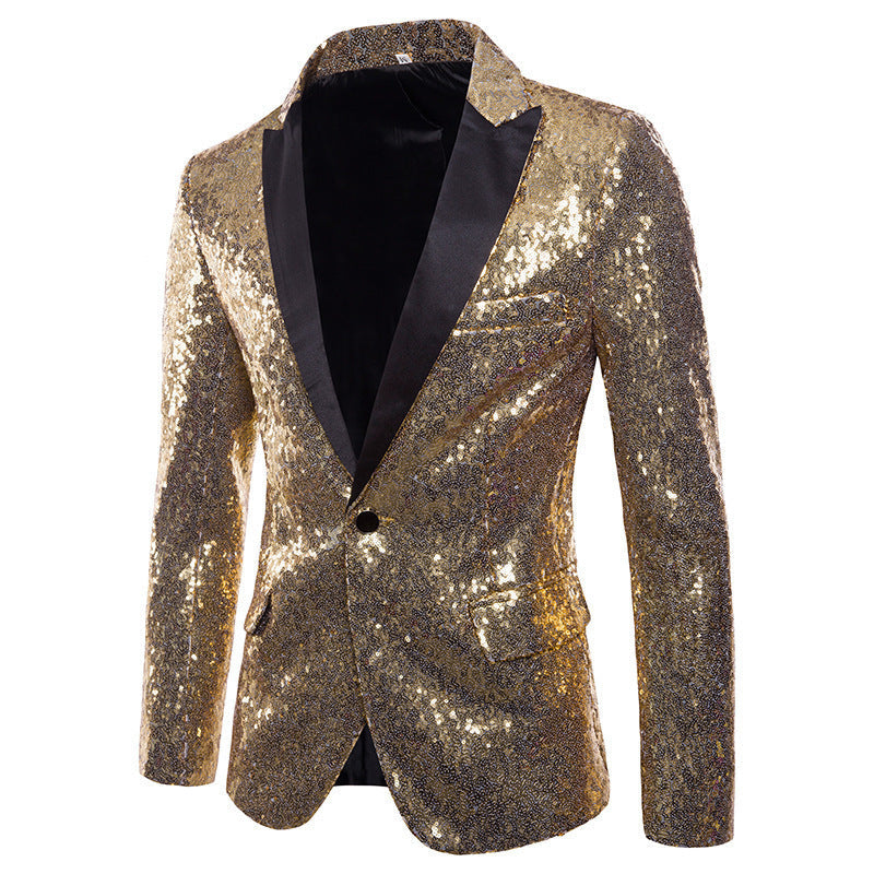 Men's Blazer Sequin Luxury Design Elegant