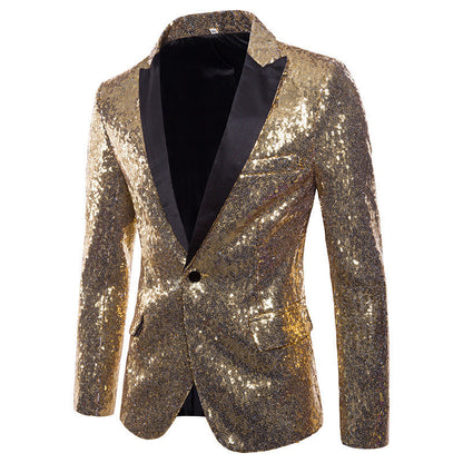Men's Blazer Sequin Luxury Design Elegant
