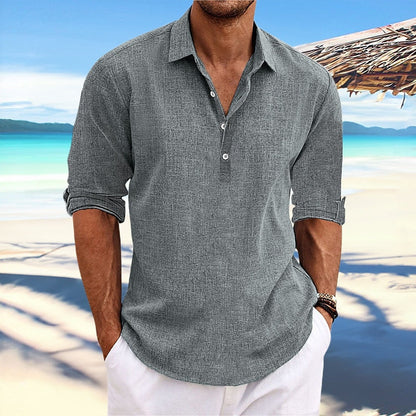 Men's Linen Shirt Comfortable Summer